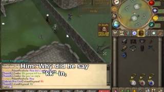 Runescape AntiLure with Skype Reaction HALARIOUS  Kid cries over a ZGS  Zoebz [upl. by Adnilav921]