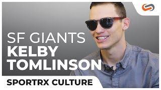 SF Giants Kelby Tomlinson Gets Glasses at SportRx [upl. by Alo620]