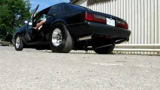 1989 Mustang Coupe 347 YSI blown R block [upl. by Claude367]