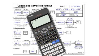 Navigation Astronomique  Comment utiliser une calculatrice scientifique [upl. by Jd]