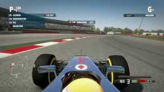 F1 2012 Silverstone Setup 128580 Qualifying  ROBYF1ITA [upl. by Wolram]