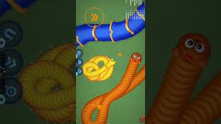 WormsZoneMagic🐍Gameplay77shortsnshortsvideo wormszoneio snake subscribe hacker [upl. by Hanna226]