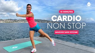 10 MIN  CARDIO NON STOP pour MAIGRIR SANS RÉGIME 🔥  Jessica Mellet  Move Your Fit [upl. by Lonni329]