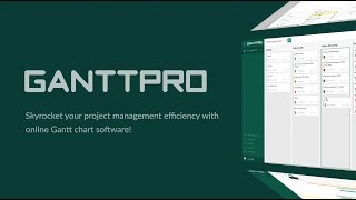 Gantt Chart Software  GanttPRO Overview [upl. by Aeikan]