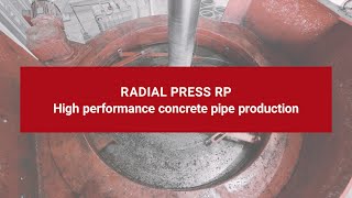 High performance concrete pipe production The RADIAL PRESS RP by PRINZING PFEIFFER [upl. by Annette]