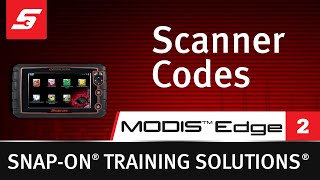 Vehicle ID amp Scanner Codes MODIS Edge™ Pt 213  Snapon Training Solutions® [upl. by Rehpotsirhc251]