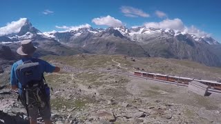 Hike to Gornergrat Zermatt Switzerland [upl. by Arraic986]