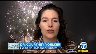 July 4th Firework Noise  with Dr Courtney Voelker on ABC7 [upl. by Aigroeg]