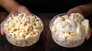 How To Make Authentic New York Deli Mac and Potato Salad [upl. by Anairol]