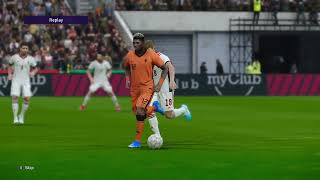 PES 2021 Gameplay  Hongarije  Nederland  Nations League 2024 [upl. by Haelem]