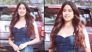 Janhvi Kapoor Look Gorgeous While Promoting Her Upcoming Horror Film ROOHI [upl. by Ahsyla955]