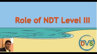 NDT in One Minute  NDT Level III [upl. by Eciuqram]