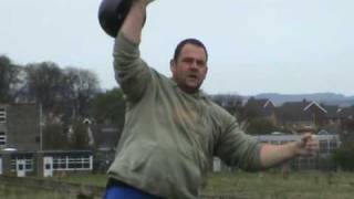 60kg Kettlebell 20 reps Overhead [upl. by Revned]