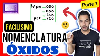 ✅NOMENCLATURA Química ÓXIDOS  𝙎𝙪𝙥𝙚𝙧 𝙁á𝙘𝙞𝙡 😎​🫵​💯​  Química inorgánica [upl. by Maxa890]