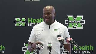 2024 Marshall Football PreCamp Press Conference [upl. by Gnoud]