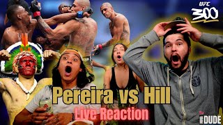 Alex Pereira KOs Jamahal Hill COLD GOAT UFC 300 Reaction [upl. by Ainslie606]