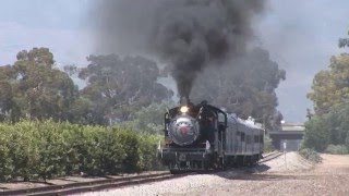 Wedding train at Fillmore amp Western with steam locomotive 14 [upl. by Alletse]