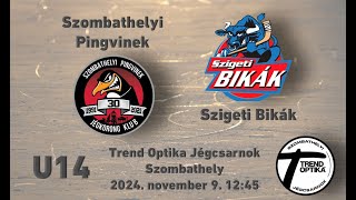 U14 Szombathelyi Pingvinek  Szigeti Bikák [upl. by Geminian]