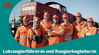 Lokrangierführerin und Rangierbegleiterin bei der Deutschen Bahn [upl. by Wilhelm556]