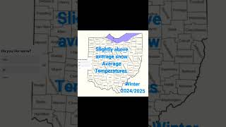 WINTER FORECAST FOR OHIO 20242025 [upl. by Aretta]