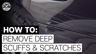 How To Take Off Paint Scuffs amp Scratches  Chemical Guys [upl. by Ilrebmik]