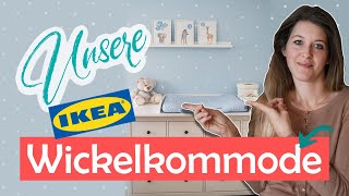 UNSERE WICKELKOMMODE  ORGANISATION amp EINRICHTEN  IKEA HEMNES 🥰 [upl. by Child]