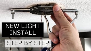 How To Install A Hanging Light  Step By Step Guide [upl. by Naid196]