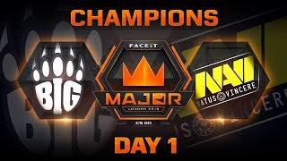 BIG vs NaVi  Dust 2 FACEIT Major London 2018 [upl. by Akenihs638]