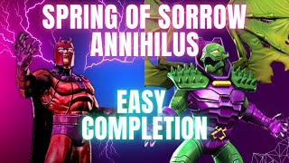 Easy Completion Solo  Week 4 Spring Of Sorrow Annihilus  Marvel Contest Of Champions [upl. by Mrots]