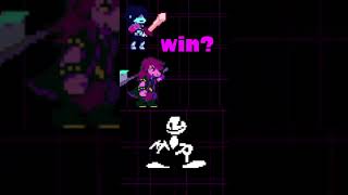 Kris and Susie VS Gaster deltarune [upl. by Sarad]