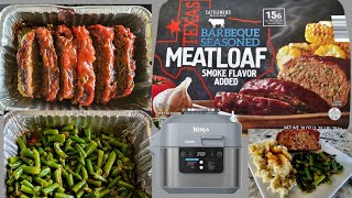 Aldi BBQ Smoked Flavor Meatloaf Ninja Speedi Cattlemans Ranch Meat Loaf [upl. by Leiand]