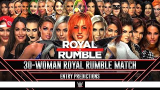 WWE 2K22 ROYAL RUMBLE WOMENS  FULL MATCH  2023 WOMENS ROYAL RUMBLE MATCH [upl. by Linders]