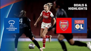 OLS REVENGE  Arsenal vs Olympique Lyonnais Highlights UEFA Womens Champions League 202223 [upl. by Rehpotsirhcnhoj142]