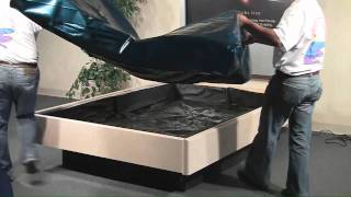 Sterling Sleep Systems Hardside Waterbed Insturctional Setup Video [upl. by Evol]