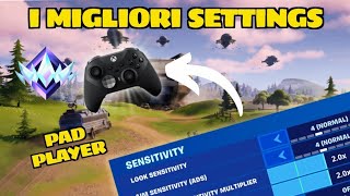 Le MIGLIORI IMPOSTAZIONI da PAD  SENS AGGIORNATE  FORTNITE ITA [upl. by Amluz]