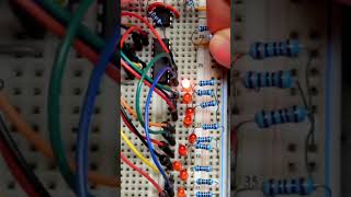 4 of 5 4017 IC Decade Counter Enable pin electronics howto diy [upl. by Harod419]