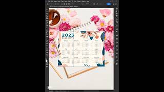 Create Calender Mockup in photoshop shorts fyp [upl. by Eenel143]