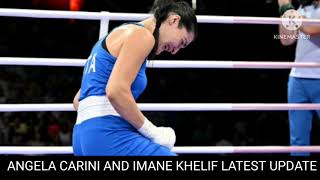 Angela carini latest update Angela carini vs imane khelif Angela vs khelif Olympic 2024 [upl. by Gerrie]