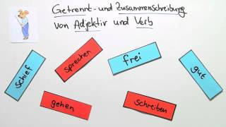 Getrennt und Zusammenschreibung von Adjektiv und Verb  Deutsch  Rechtschreibung [upl. by Ailic]