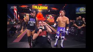 Roderick Strong Screams Adam AEW aew roderickstrong shorts adamcole aewcollision wwe wweraw [upl. by Phylis]