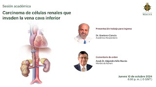 CARCINOMA DE CÉLULAS RENALES QUE INVADEN LA VENA CAVA INFERIOR [upl. by Adlai734]