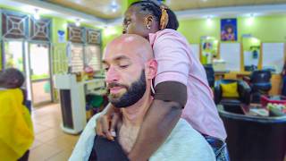 Ugandan Massage is Different Watch to Relax – Kampala 🇺🇬 [upl. by Ahtiekal]