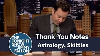 Thank You Notes Astrology Skittles [upl. by Feodor]