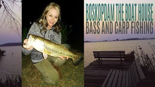 Prespawn bass fishing at Boskop Dam South Africa Sep 2018  The Boathouse [upl. by Dlanger]