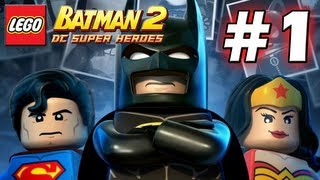 LEGO Batman 2  DC Super Heroes Episode 1  Theatrical Pursuits HD Gameplay [upl. by Aihcsrop]