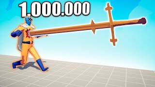 1000000 DAMAGE KING SWORD vs UNITS  TABS  Totally Accurate Battle Simulator 2024 [upl. by Halbeib436]