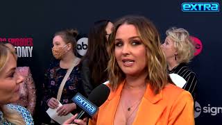 Grey’s Anatomy Camilla Luddington REACTS to Rumors Jessica Capshaw is Returning Exclusive [upl. by Ursal]