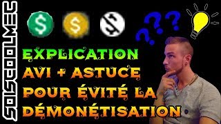 COMMENT ÉVITÉ LA DÉMONÉTISATION YOUTUBE SOLUTION ASTUCE EXPLICATION AVIS ALGORITHME [upl. by Phare]