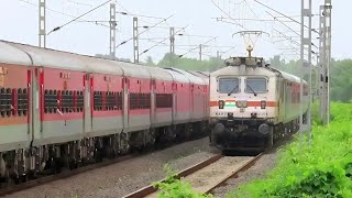 High Speed Perfect Crossing Trains  Indian Railways [upl. by Anaic]