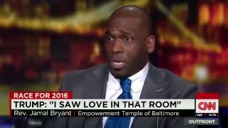 Pastor Jamal Bryant and Pastor James Davis debate Trump Meeting on CNN FULL [upl. by Zuckerman]